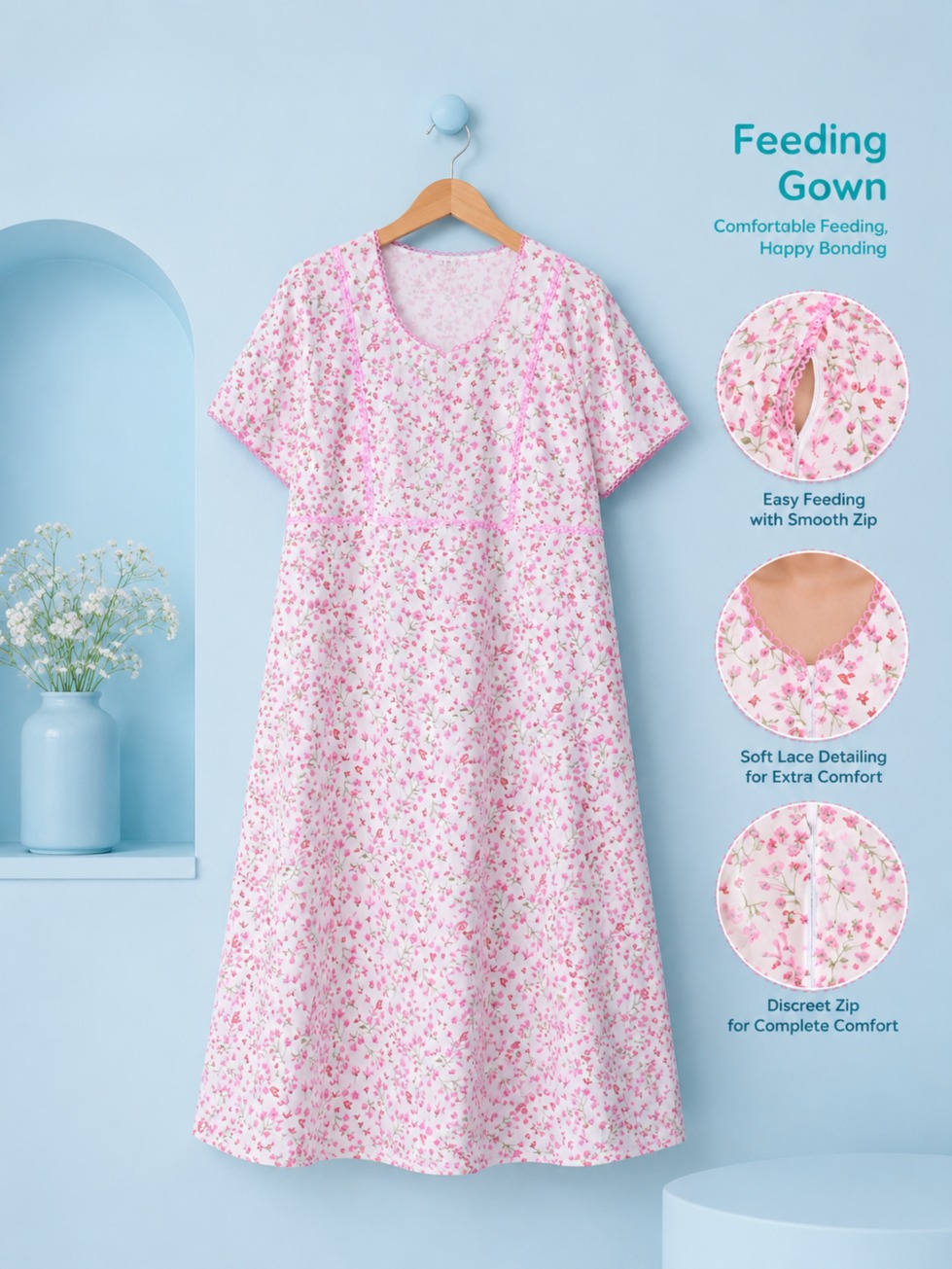 Mom Feeding Gown