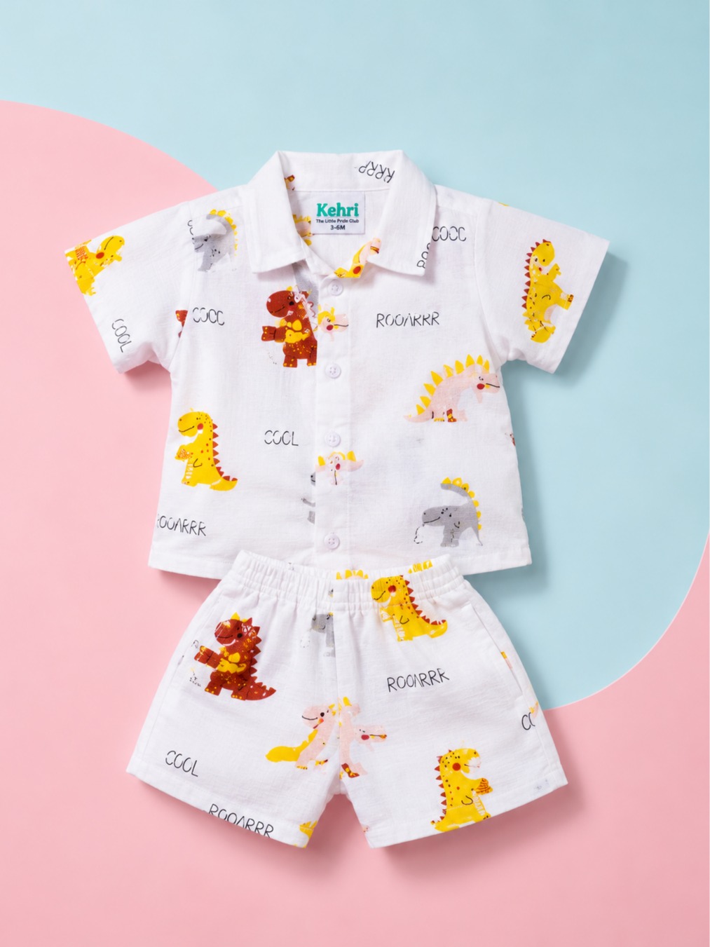 Kehri boys Coord set- Dino print