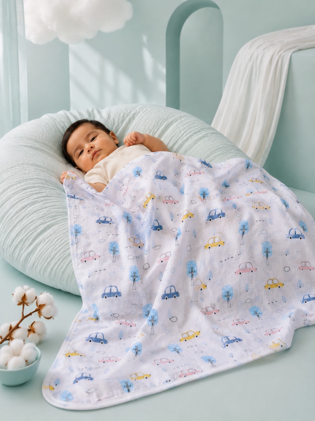 Baby Blanket - muslin cotton